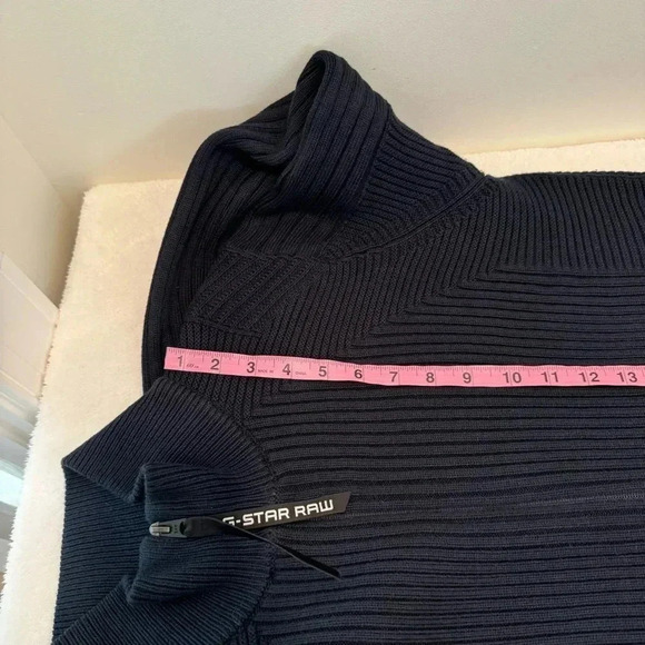 G-Star 3D BIKER ZIP THROUGH KNITT  Sweater size L - Picture 12 of 16